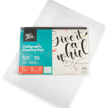 A4 Mont Marte Calligraphy Practice Pad - 50 Sheets